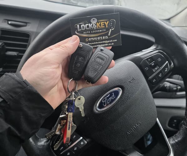 Specialist Ford car key programming and remote fob repairs for drivers in Thornton-Cleveleys.